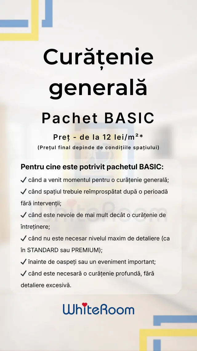 Curățenie Generală BASIC - Expertica