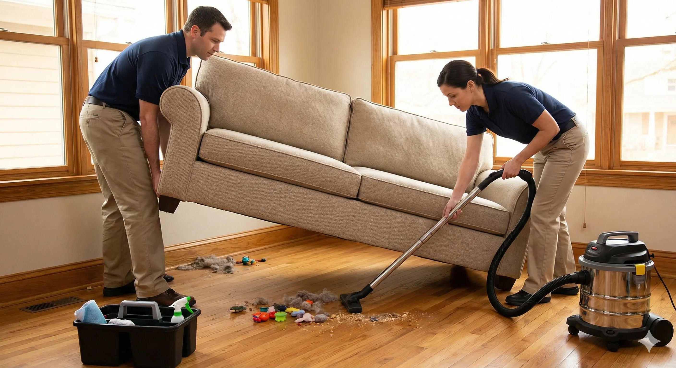 Curățenie profesională baie la predare apartament Brașov