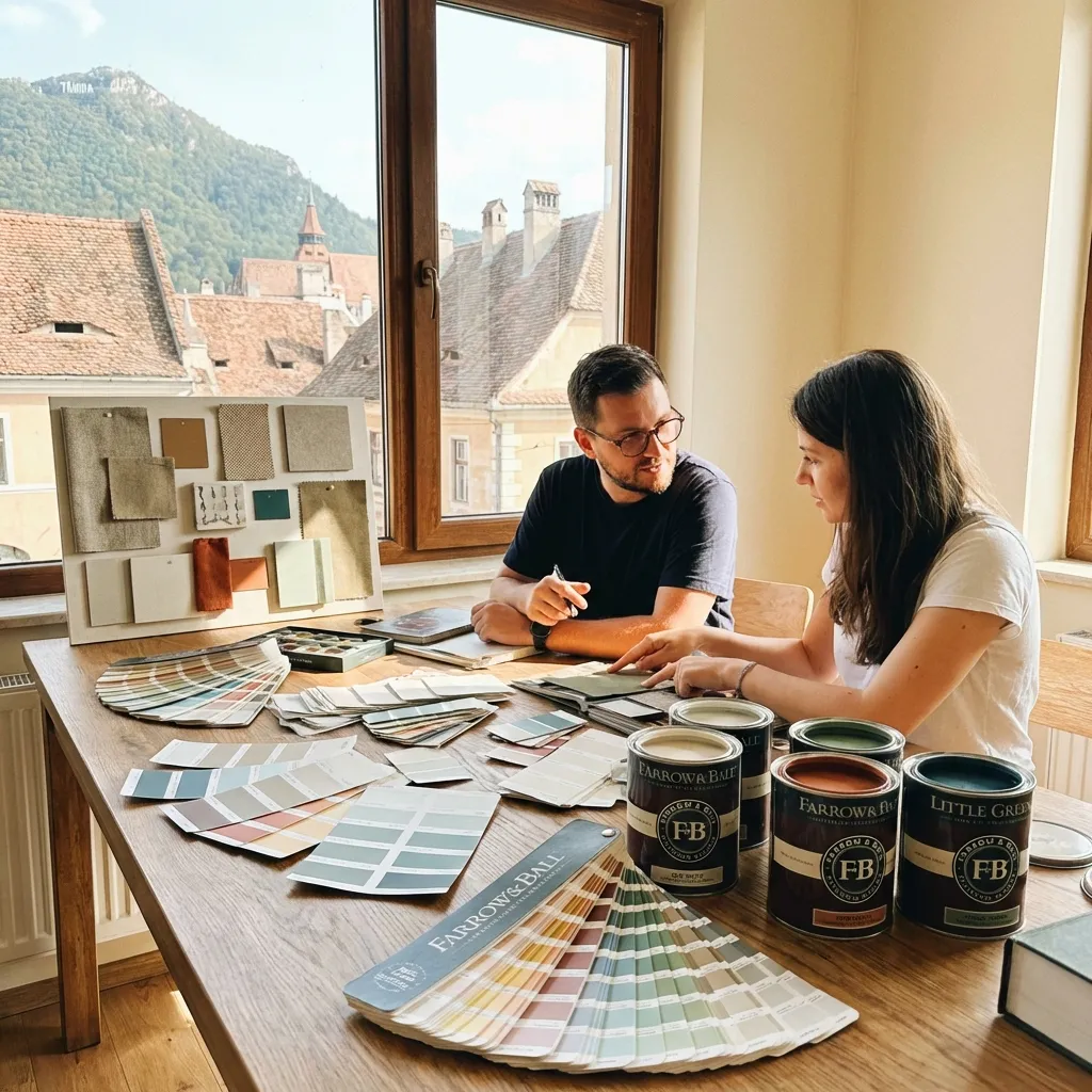 Consultanță culori profesională pentru zugrăvit în Brașov
