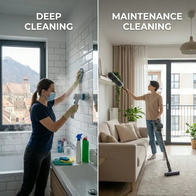 Curățenie Generală vs Întreținere: Ce Alegi (2026)