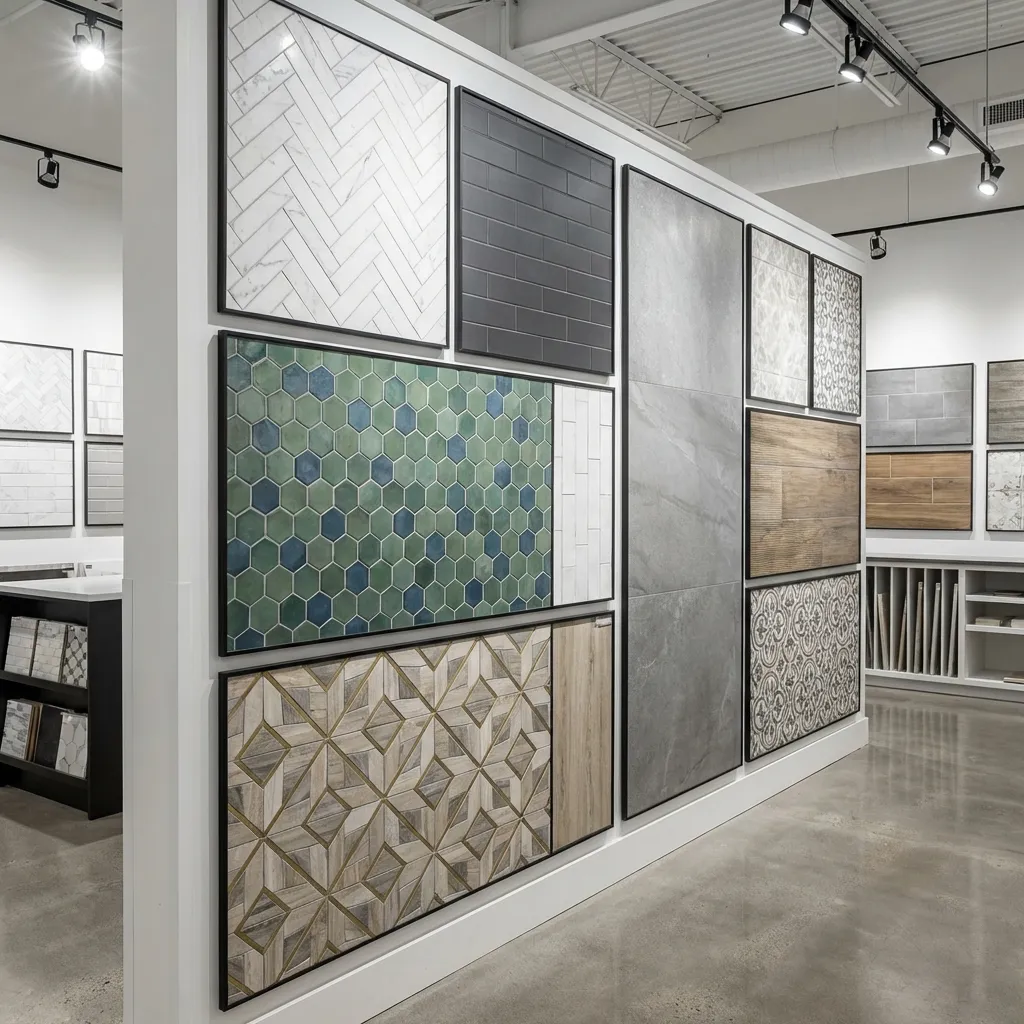 Varietate pattern-uri și stiluri gresie faianță moderne